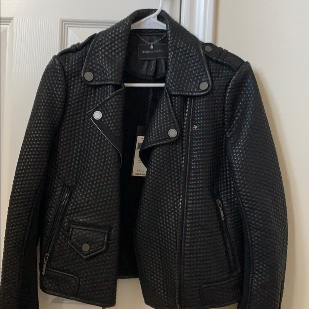 Bcbg Leather Moto Jacket